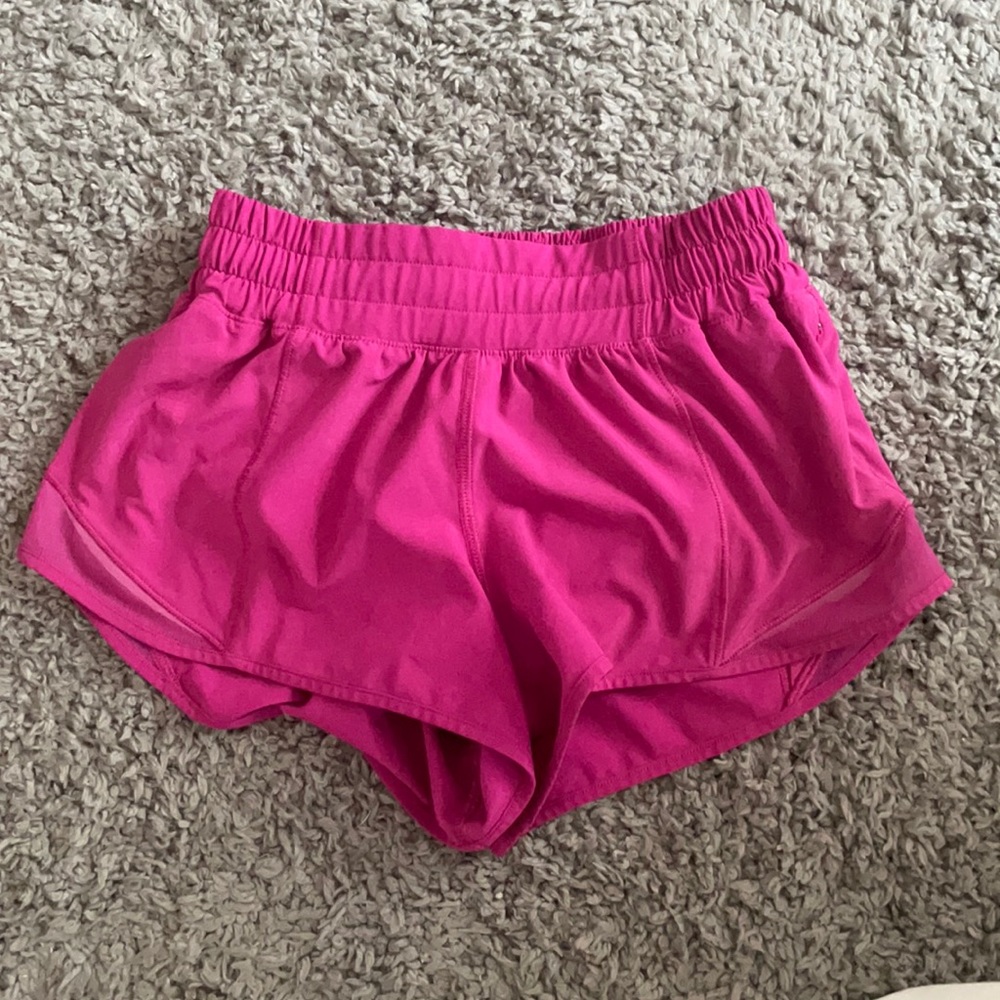 Lululemon size 2 pink shorts